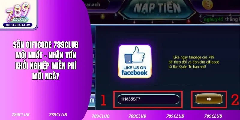 Săn Giftcode 789club Mới Nhất - Nhận Vốn Khởi Nghiệp Miễn Phí Mỗi Ngày